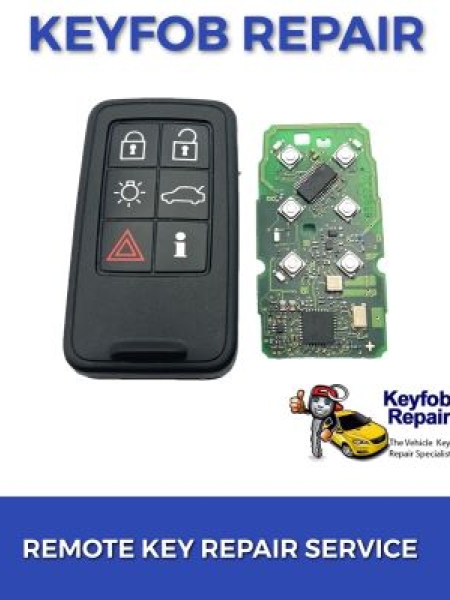 Volvo S60 S80 V40 V70 XC60 XC70 6 Button Car Key Remote Fob Repair Service
